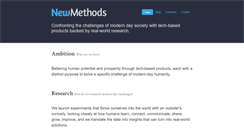Desktop Screenshot of newmethods.org